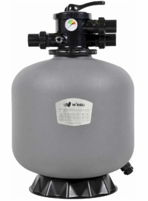 Zandfilter W'eau HDPE-400 top mount 6,5m&sup3; met 6-wegkraan