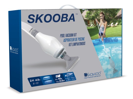 Zwembadstofzuiger opblaasbaar zwembad 244-457 cm Kokido Skooba