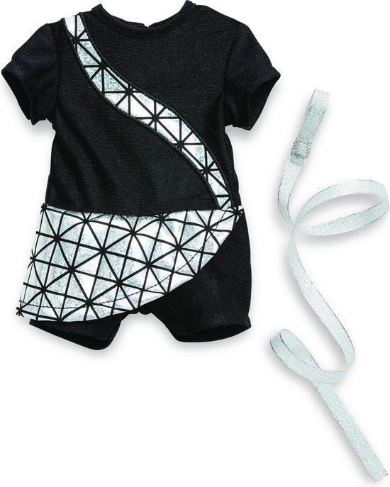 Poppenkleding skater outfit met lint voor 36 cm poppen Corolle