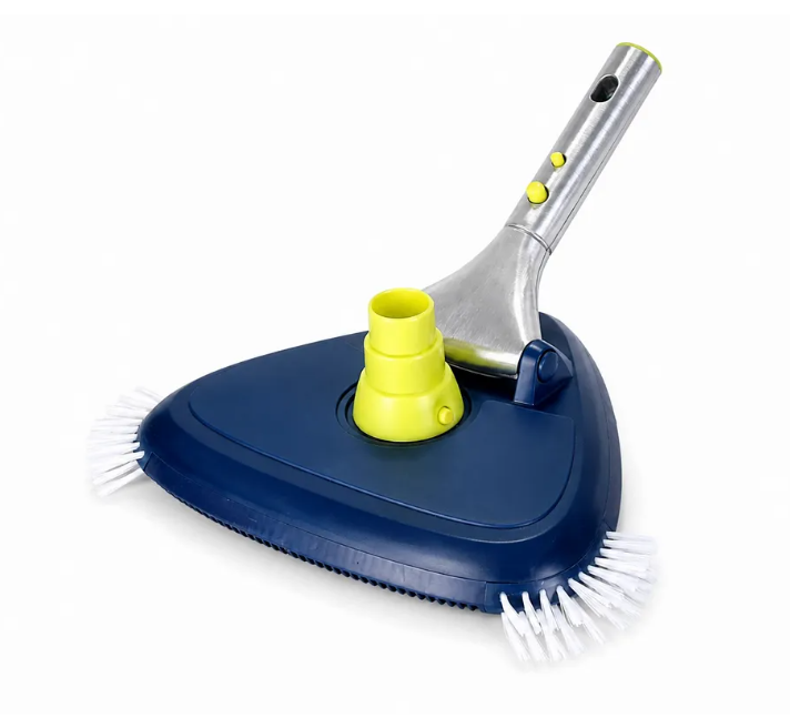 Driehoekige zwembad bodemzuiger met hoekborstels - W'eau Heavy Duty