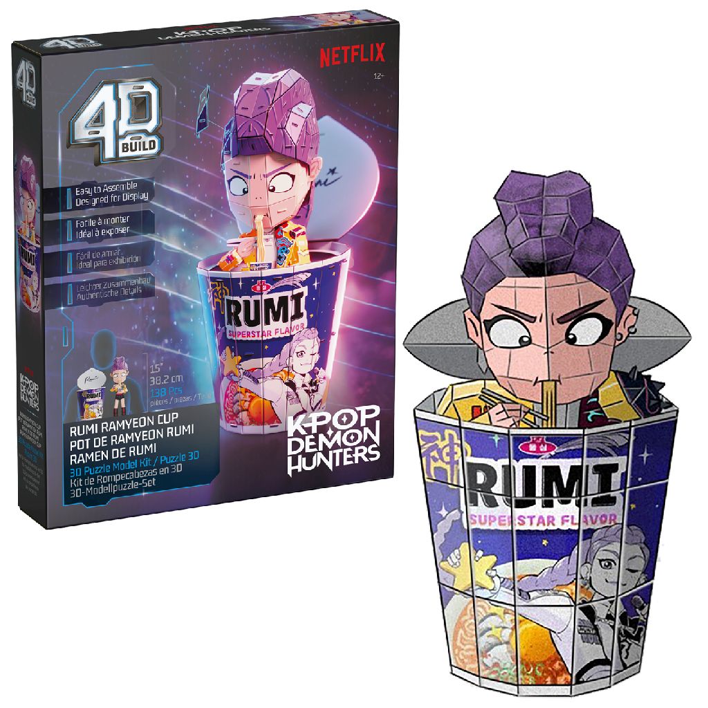 4D Build K-Pop Demon Hunters Rumi Ramen Cup
