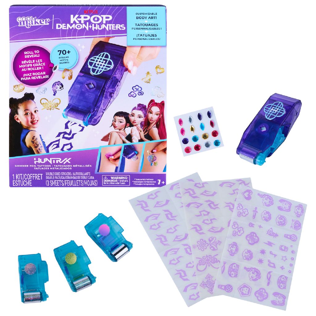 Cool Maker K-Pop Demon Hunters Tattoo Activity Kit