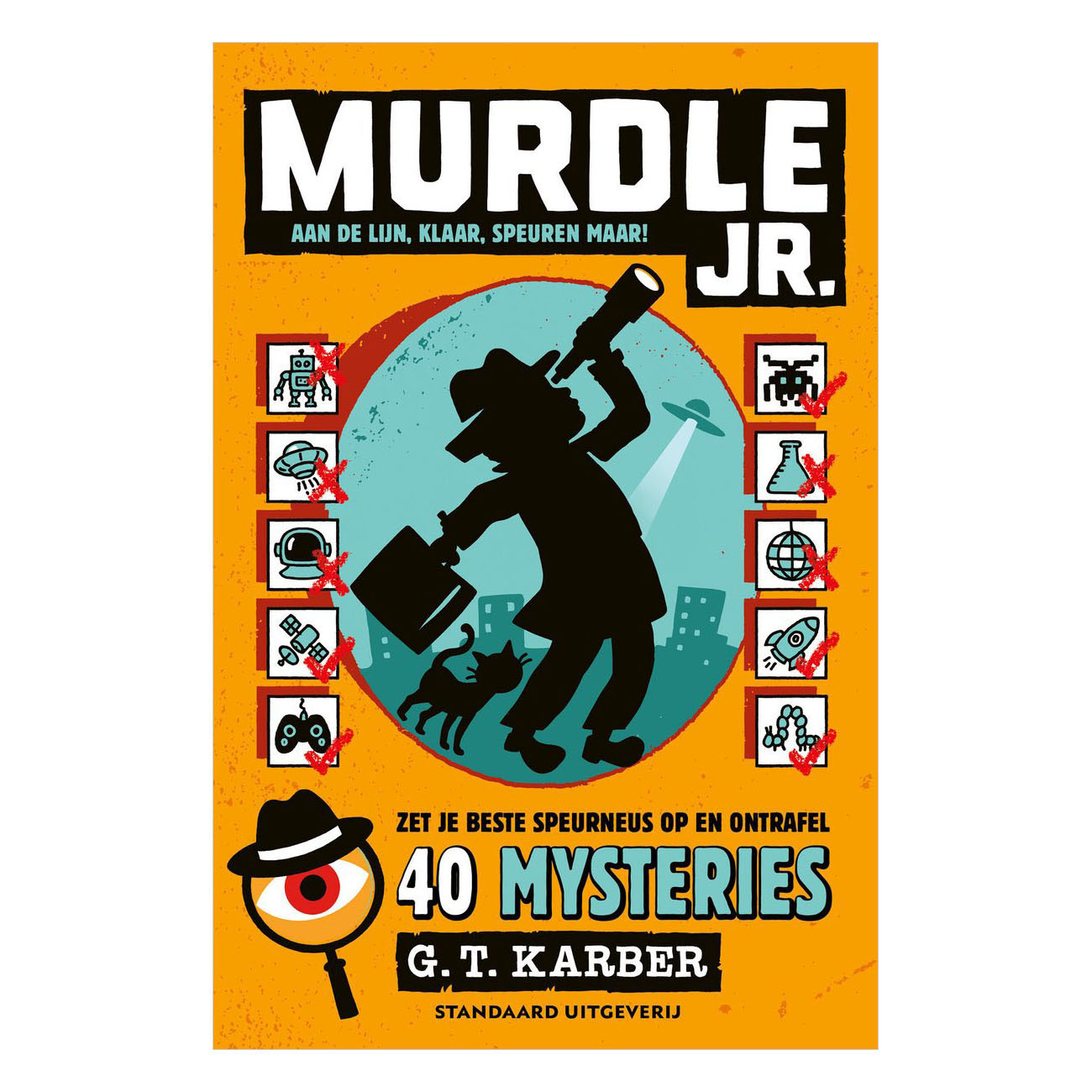Murdle Jr - Puzzelboek 2 Aan de Lijn, Klaar, Speuren Maar!