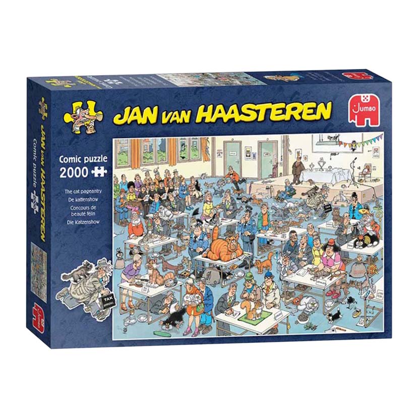 Jan van Haasteren Legpuzzel - De Kattenshow, 2000st.