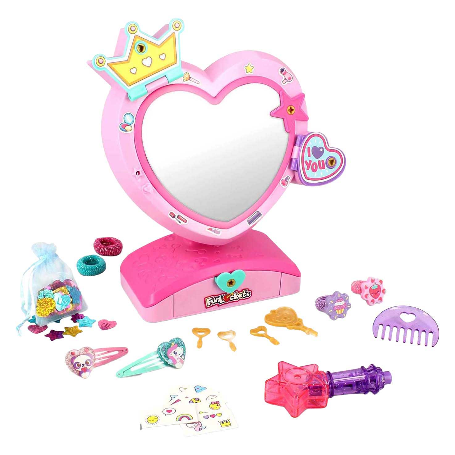 FunLockets Geheime Spiegel Met Haarglinsters