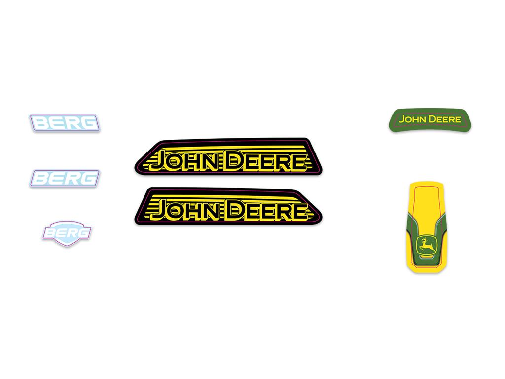 BERG-Onderdeel Skelter - Buddy 2.0 - Sticker set John Deere