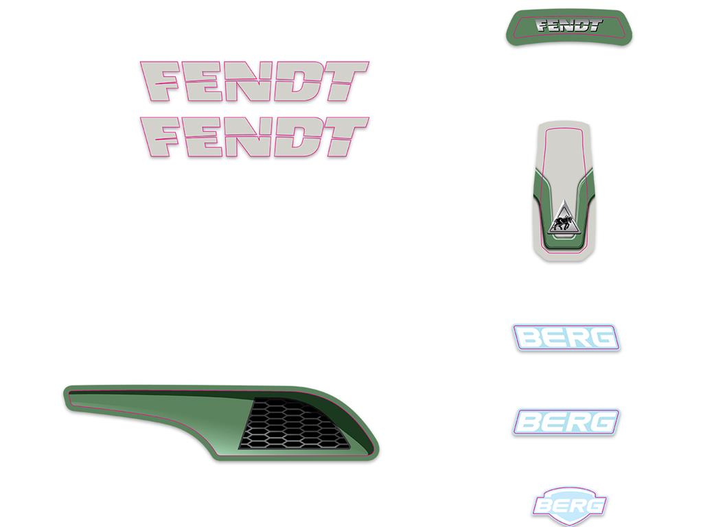 BERG-Onderdeel Skelter - Buddy 2.0 - Sticker set Fendt