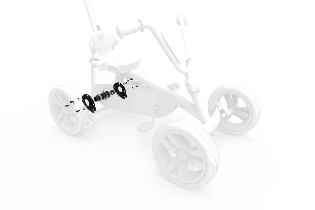 BERG-Onderdeel Skelter - Buzzy 2-in-1 - Internal rear axle