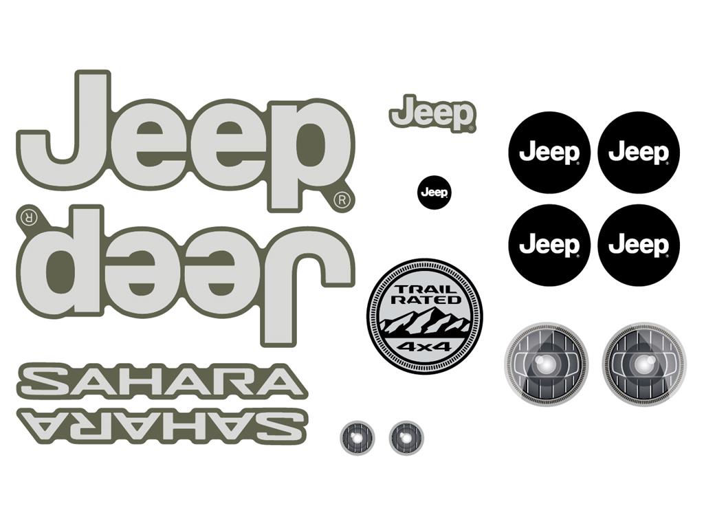 BERG-Onderdeel Skelter - Buzzy - Sticker set Sahara