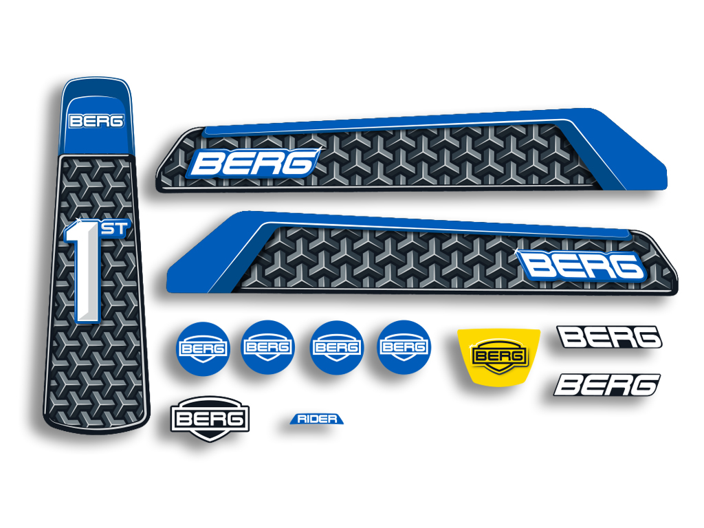 BERG-Onderdeel Skelter - Reppy - Sticker set Rider