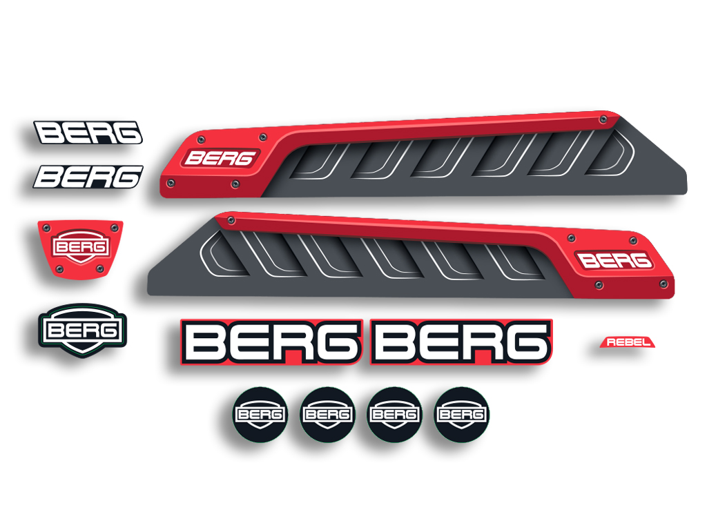 BERG-Onderdeel Skelter - Reppy - Sticker set Rebel