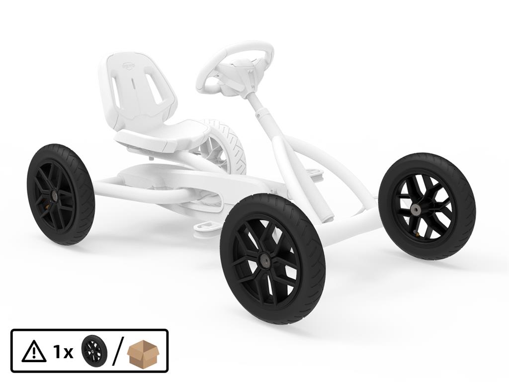 BERG-Onderdeel Skelter - wielen 10-spoke zwart 12.5x2.25-8 slick