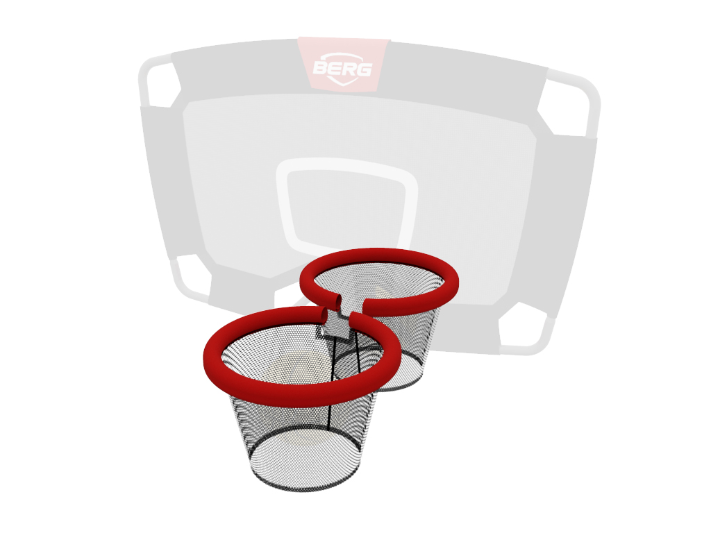 BERG-Onderdeel TwinHoop - Hoop Netting + rood Sleeve