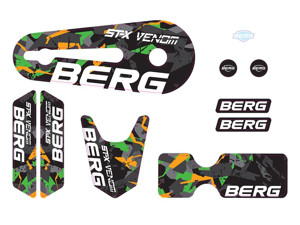 BERG-Onderdeel Skelter - Street-X Venom - Sticker set