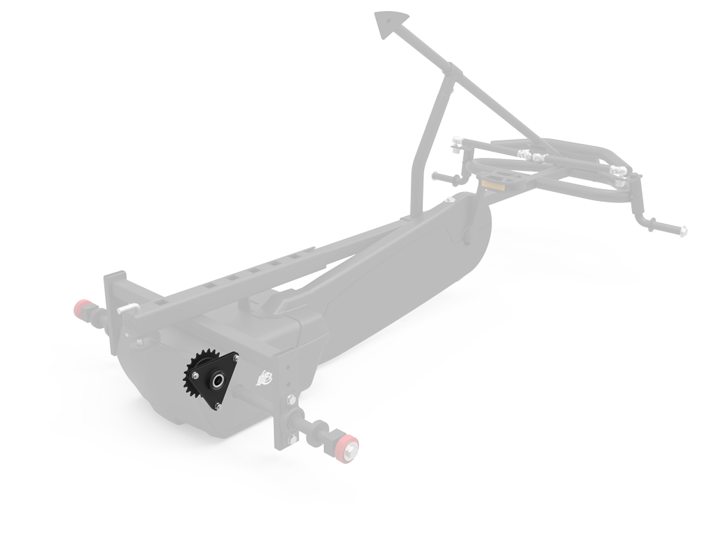 BERG-Onderdeel Skelter - XL Frame - Rear axle center set