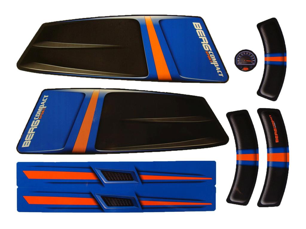 BERG-Onderdeel Skelter - XL Frame - Sticker set Compact Sport
