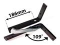 BERG-Onderdeel Skelter - XL Frame - Mudguard carrier 460, 71&deg;