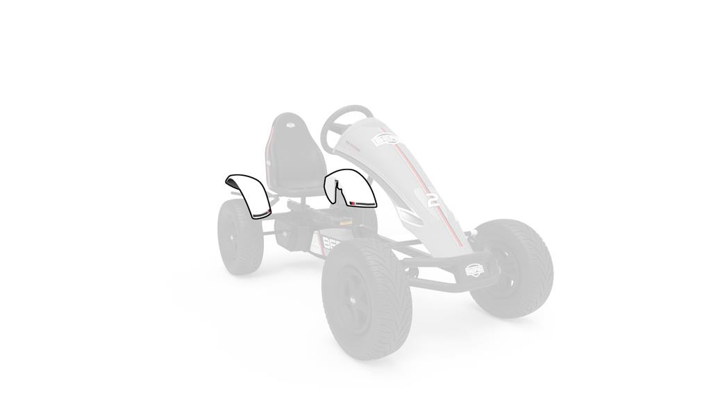 BERG-Onderdeel Skelter - XL Frame - Rear mudguards 71&deg; Race GTS