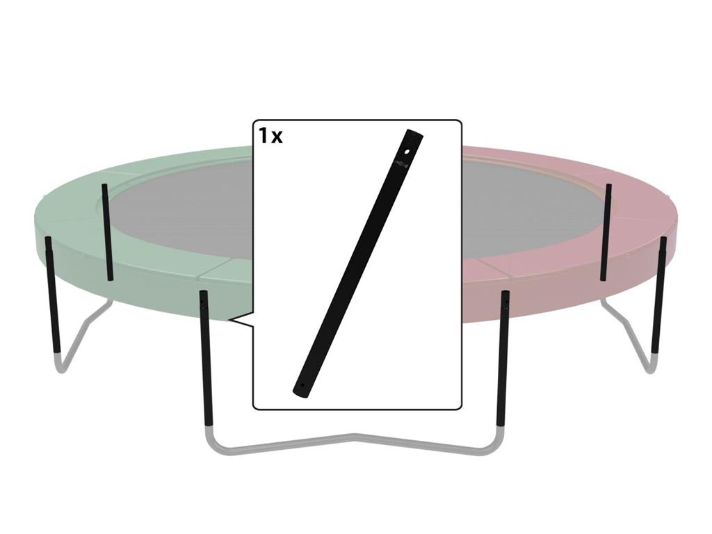 BERG-Onderdeel Trampoline - Elite+ - Middle post 380 (12,5ft) + 430 (14ft) zwart