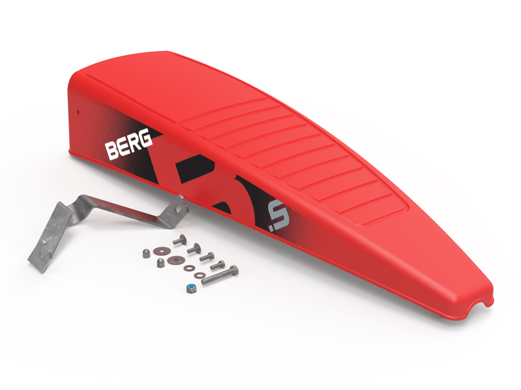 BERG-Onderdeel Skelter - XL/XXL Frame - Spoiler B.Super rood