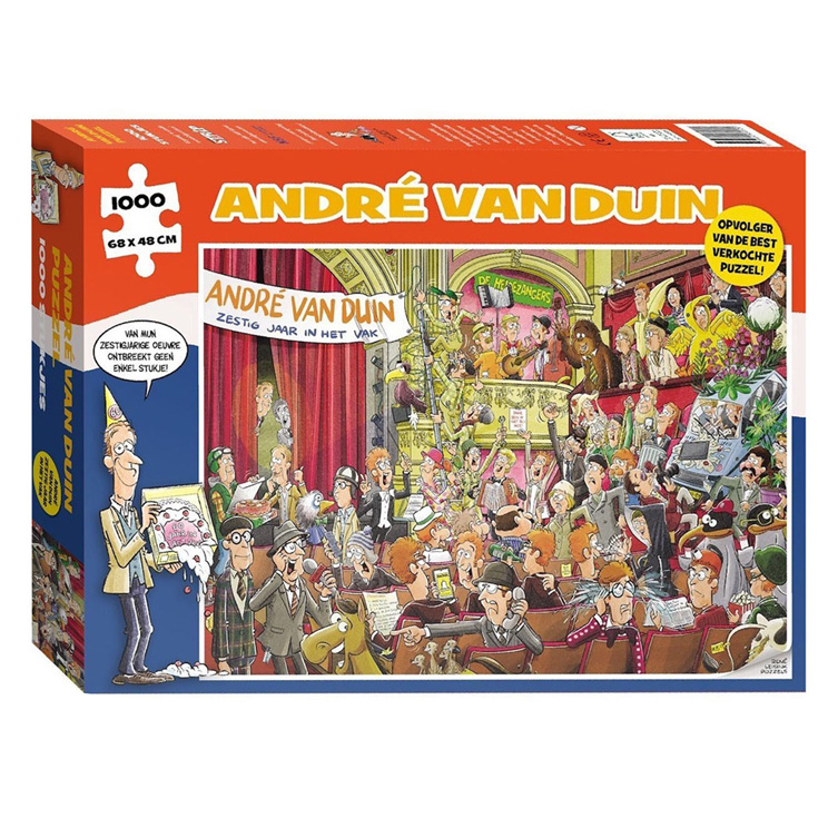 Puzzel Andr&eacute; van Duin - 60 Jaar In Het Vak, 1000st.