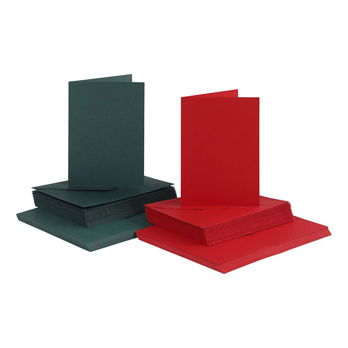 50 Kaarten en 50 Enveloppen Kerst - 10,5x15 cm
