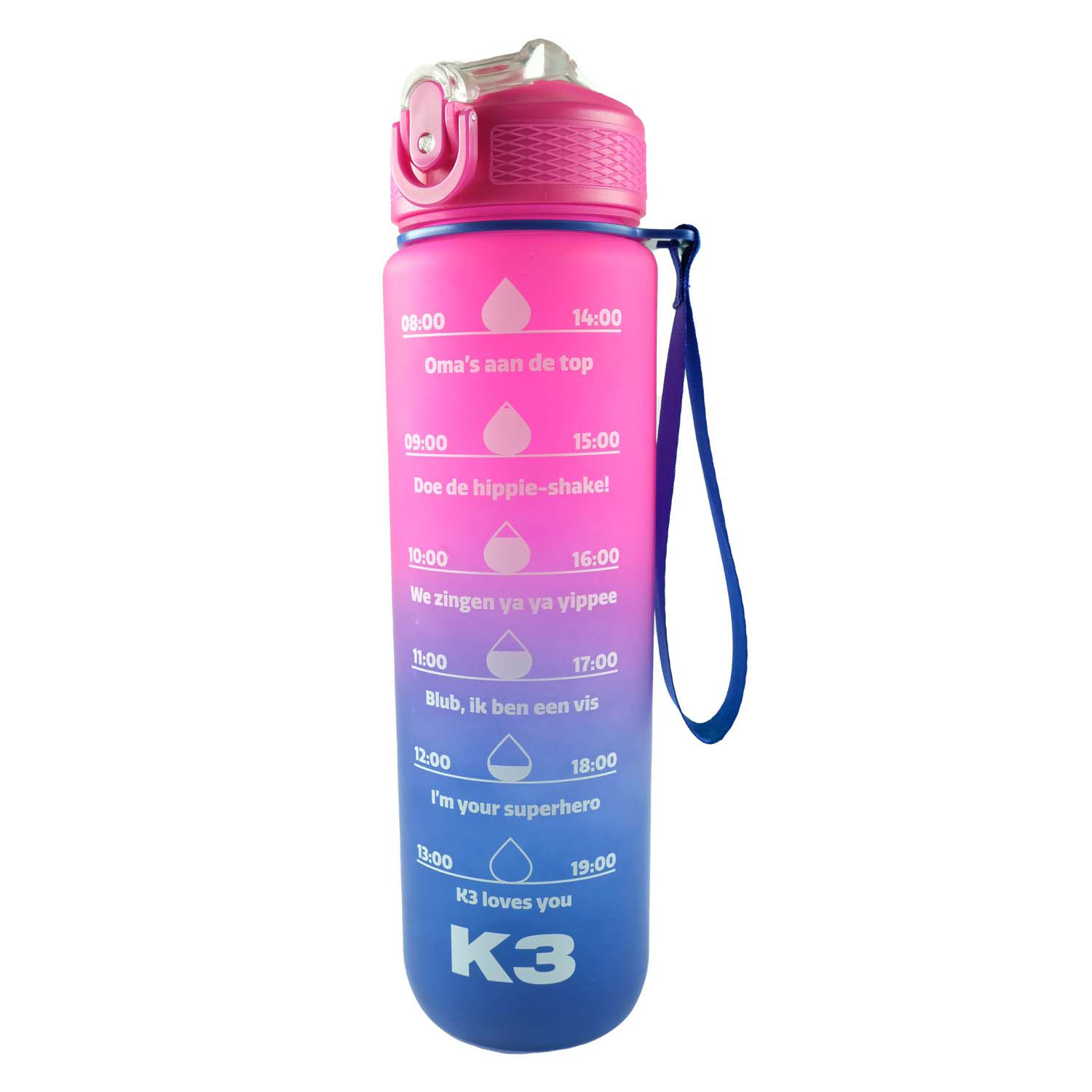 K3 Motiverende Drinkfles 1L