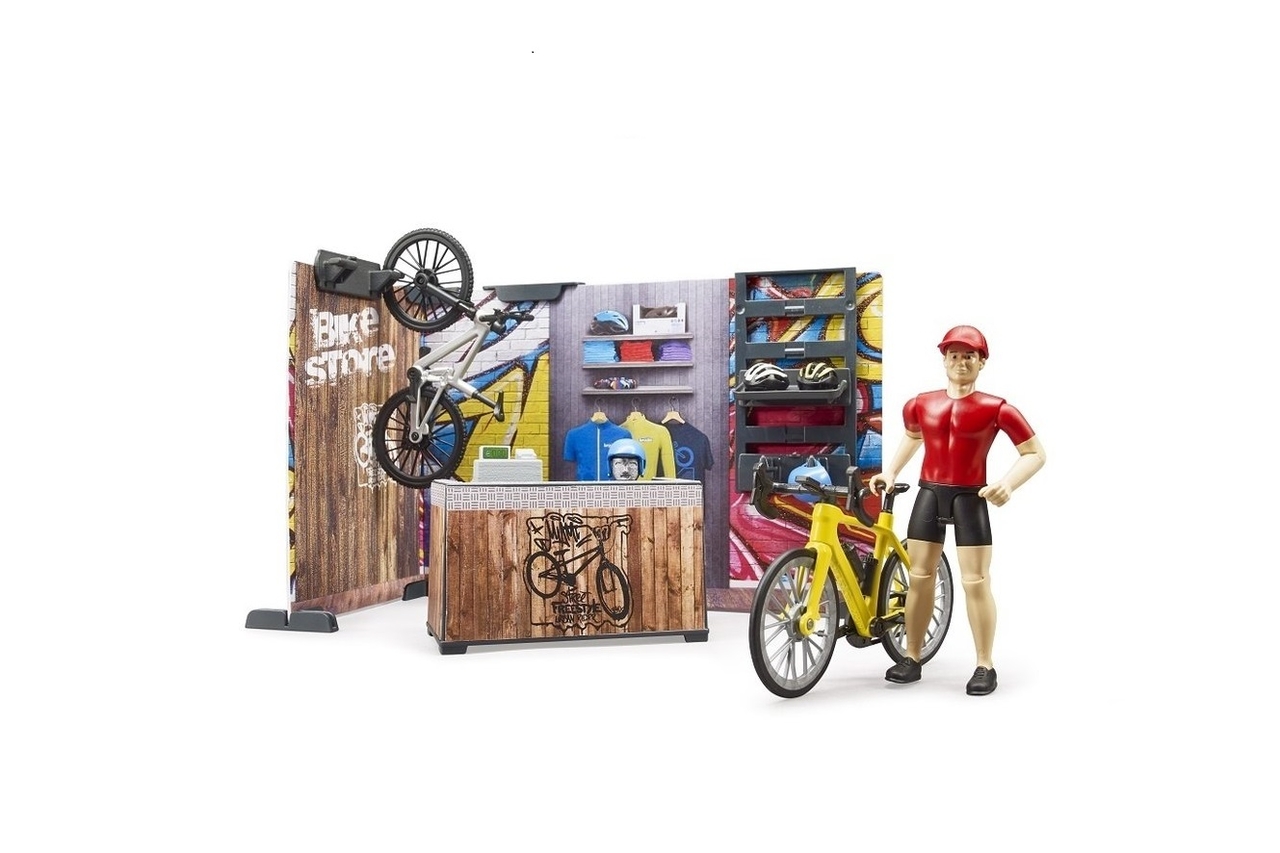 Bruder bworld Bikeshop met figuur (63120)