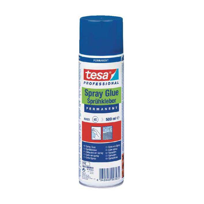 Lijm Tesa spray permanent 500ml