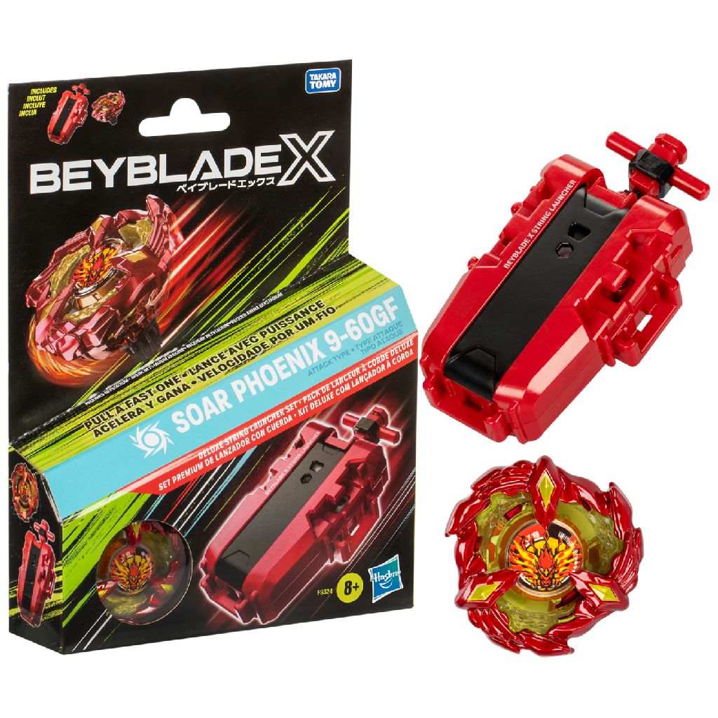 Beyblade X Sour Phoenix Stringlauncher Set