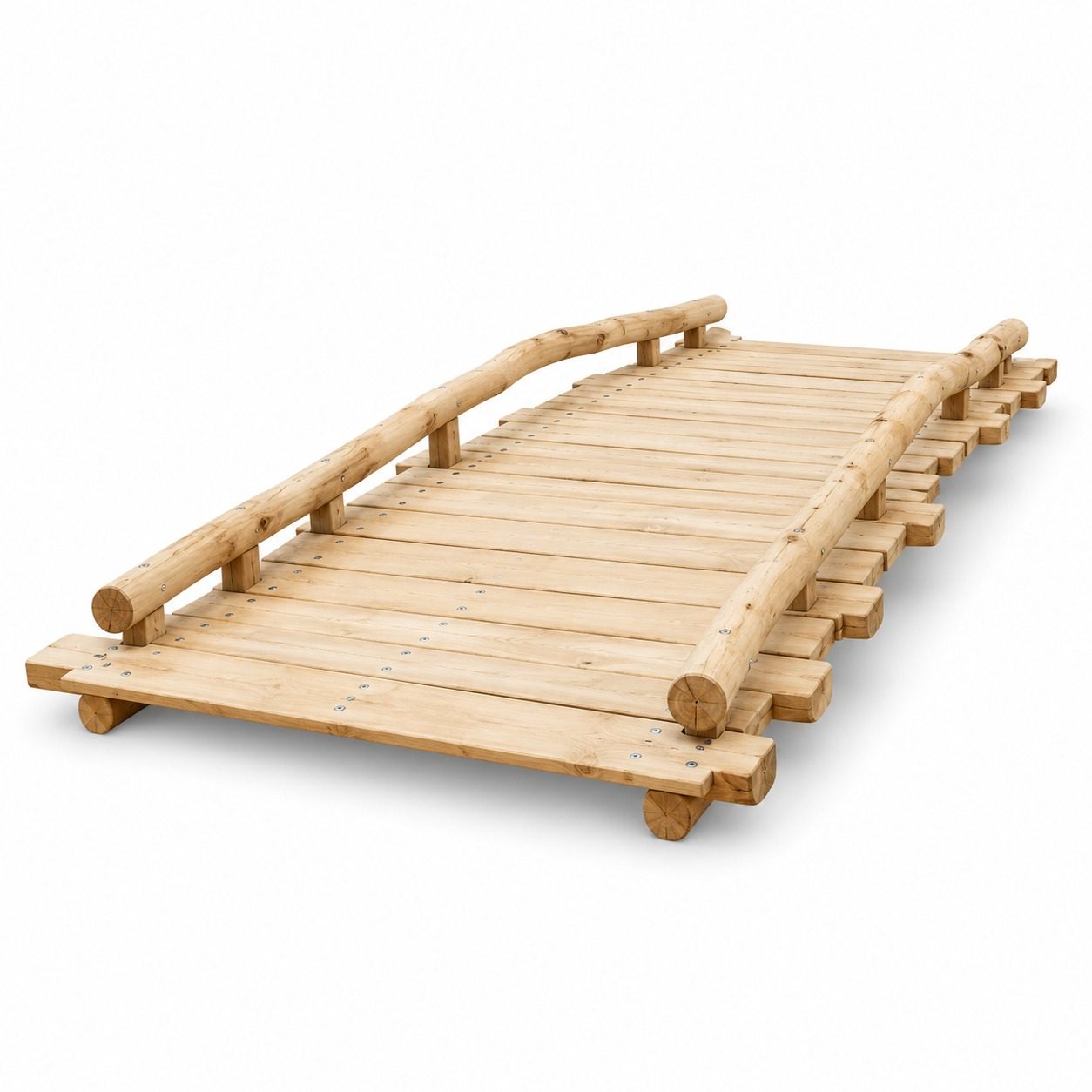 Robinia brug &ndash; voor openbaar gebruik - witte achtergrond