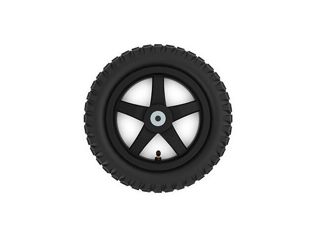 BERG-Onderdeel Skelter - wielen zwart 12.5x2.25-8 all terrain