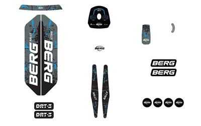 Rally - Sticker Set DRT Black 3 Gears