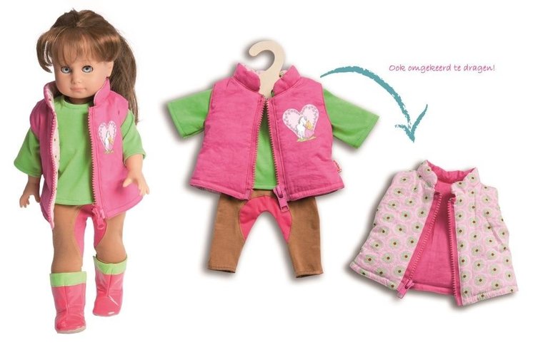 Heless Paardrijoutfit (3-Delig), Maat 35-45Cm
