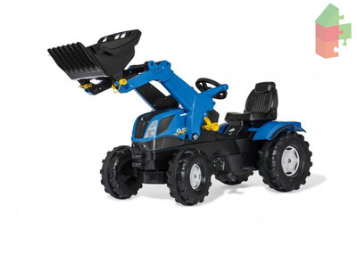 Rolly Toys Farmtrac New Holland Met Voorlader