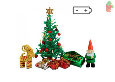 Lundby Set - Kerstboom Met Accessoires