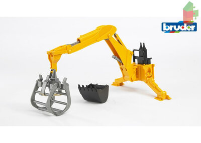 Bruder Achterlader Met Grijper