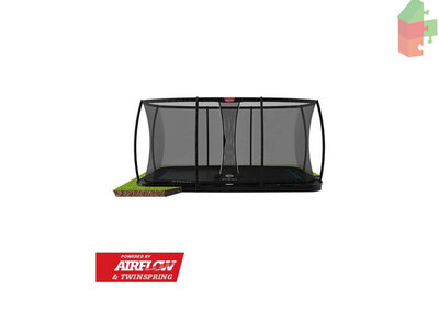 BERG Ultim Elite FlatGround 500 Black + Safety Net DLX XL