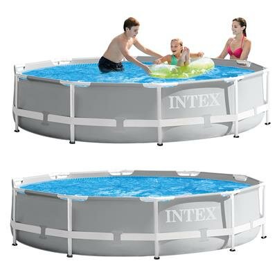 Intex Prism Frame Bad 366X76 Met Pomp