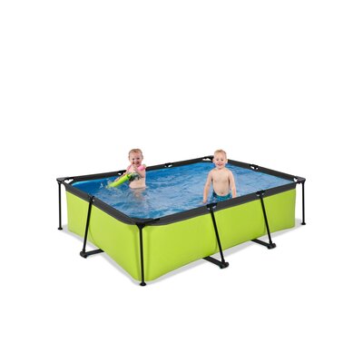 Zwembad Exit Frame Pool 220X150X60Cm (12V Cartridge Filter)  Lime