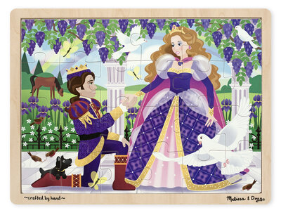 Melissa & Doug  Legpuzzel Prins En Prinsess (24 Stukjes)