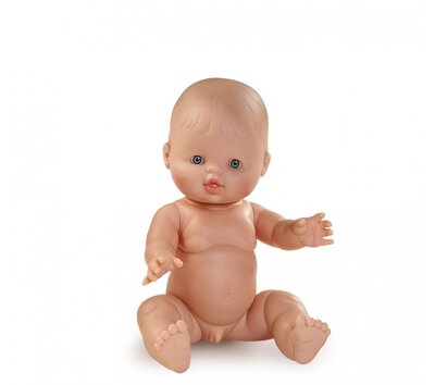 Paola Reina Pop Gordi Albert Babypop Ongekleed Jongen In Zak 34 Cm