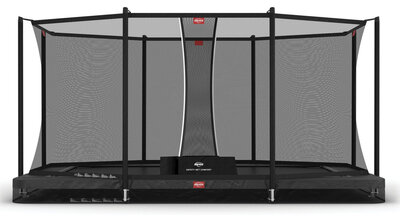BERG Ultim Favorit InGround 410 Black + Safety Net Comfort