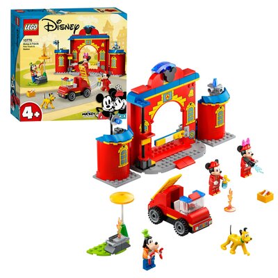 LEGO Disney 10776 Mickey en Friends Brandweerkazerne en Auto