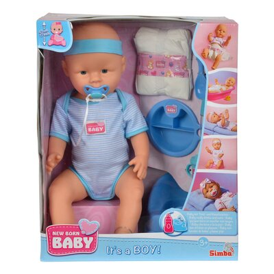 New Born Baby Verzorgingsset Jongen