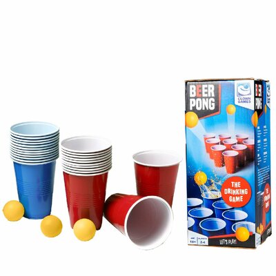 Clown Games Beer Pong 20 Cups 6 Balls