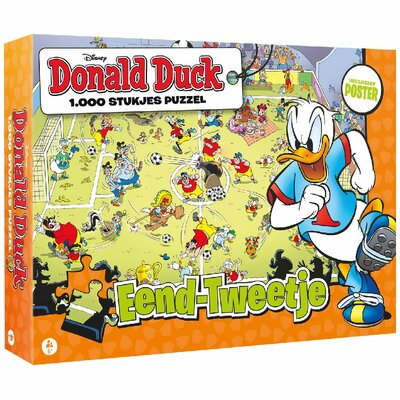 Puzzel Donald Duck - Eend-Tweetje 1000 St.