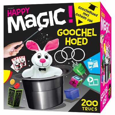 Happy Magic Hoed 200 Trucs Black Version