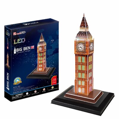 3d Puzzel Big Ben LED