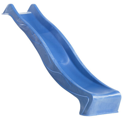 Aanbouw glijbaan met golf 265 cm - H1350 Blauw